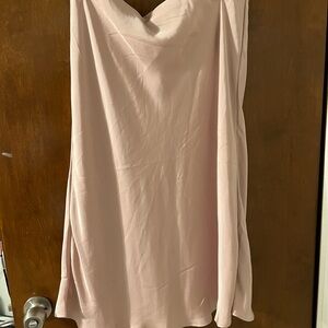 Nordstrom Rack pink silk skirt